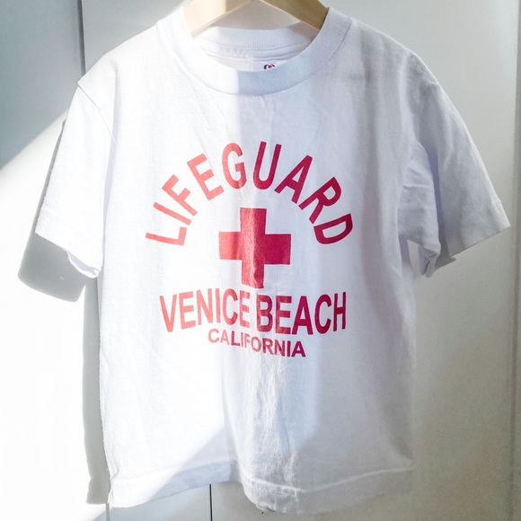 👻 Sz M (9year old) Lifeguard Tee - Picture 1 of 7